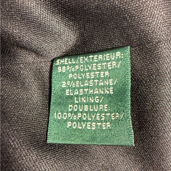 NWT Lauren Ralph Lauren Little Black Dress Women’s 14 Peplum Sheath Surplice LBD - Picture 10 of 11